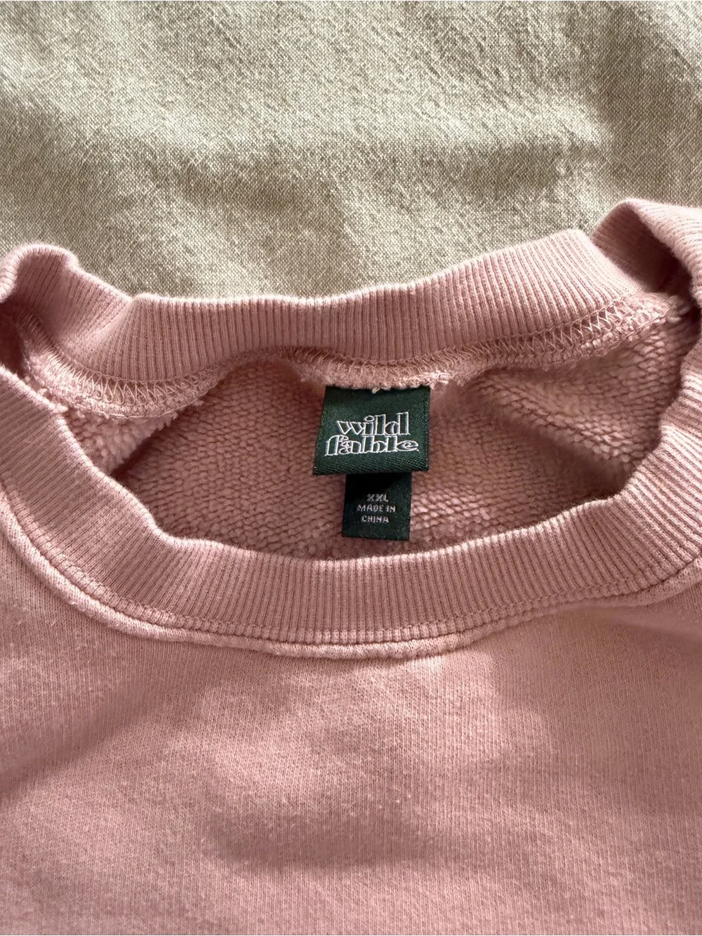 wild fable Dusty Pink Crewneck Sweatshirt - Picture 4 of 6